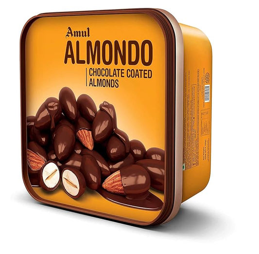 AMUL ALMONDO (CHOCOLATE COATED ALMONDS)